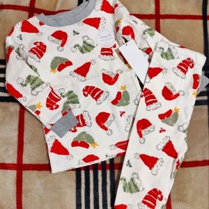 Burts Bees pajamas Santa Christmas 12 Months